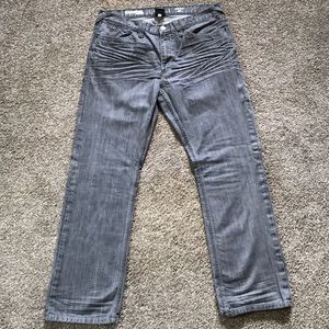 Express Rocco Slim Fit Low Rise Straight Leg Jeans